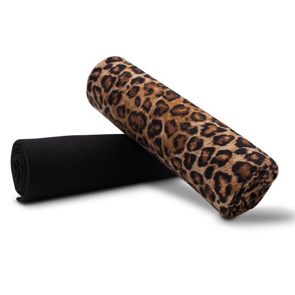 Leopardenmuster Kamel / Schwarz Set03