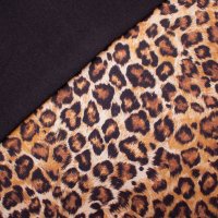 Leopardenmuster Kamel / Schwarz Set04